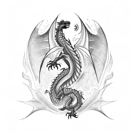 Dragon Going Up From My Hand To My Arm