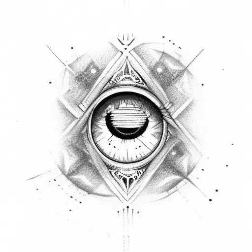 Evil Eye With Unalome