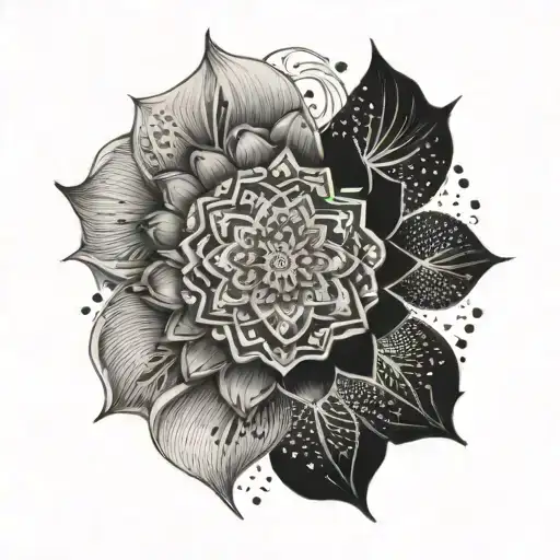 An Intricate Mandala Design Inspired By The Calming Waves Of The Ocean