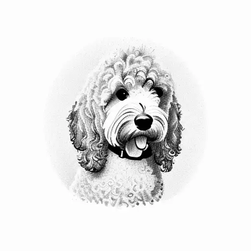 Golden Doodle One Line