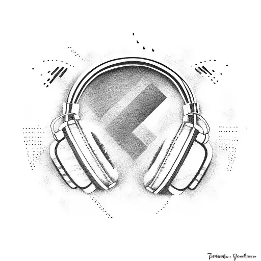 A Filipino Dj Wearing Headphones And Holding A Football With Palm Trees In The Background