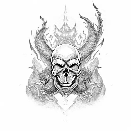 Skull Dragon Warrior