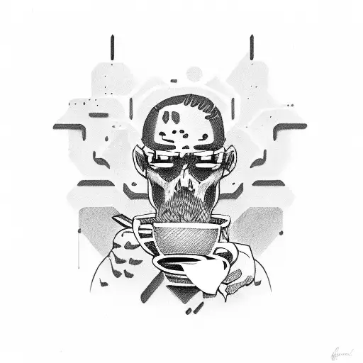 Drinking Coffee In A Warzone