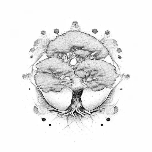 Tree Of Life Branch Lineal