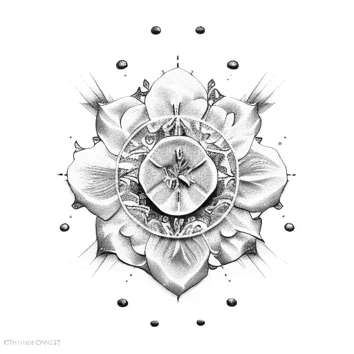 Christian Cross Flower