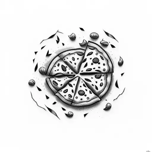 Pizza Margherita Color