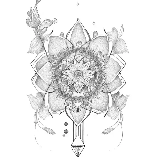 Aquarius With Flowers