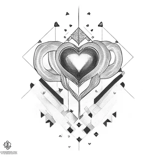 Black And White Heart That Says Jennifer