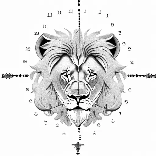 Lion With Clock