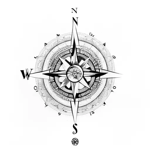 Compass Evolving From Lotus Surrounded By Koala Art