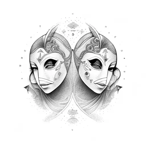 Gemini Emotions And Mask