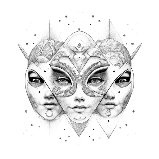 Gemini Emotions And Mask