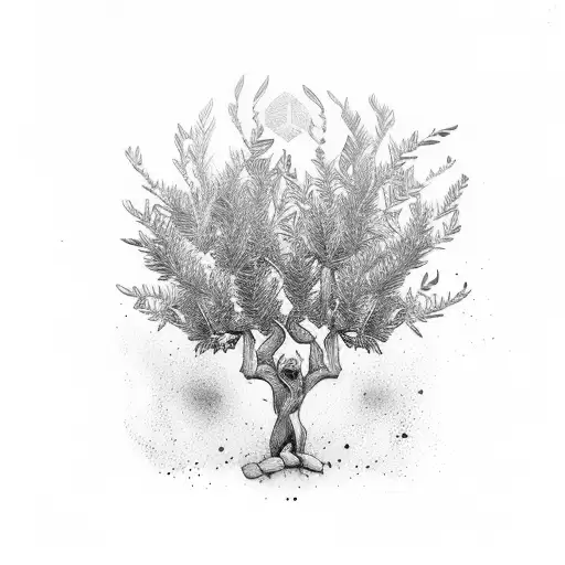 Olive Tree With Heather And Goddess Irene