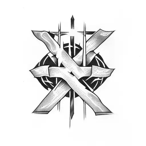 Three Crosses And A Quote