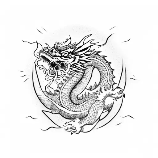 Chinese Dragon In Coma