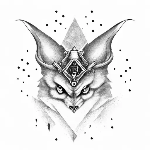 Fortis Fortuna Adiuvat Text With A Bat