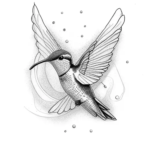 Hummingbird With Joy