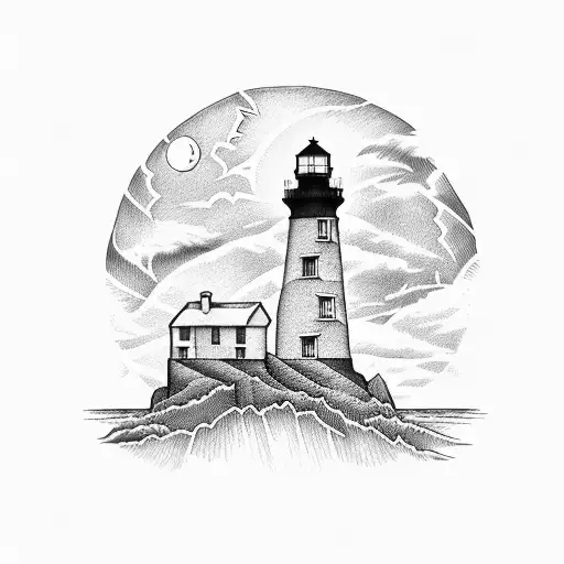 Lighthouse On Ailsa Craig