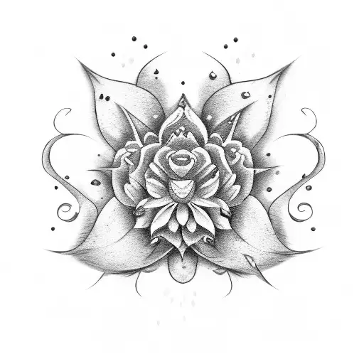 Katana Sword Turn Into Flowers