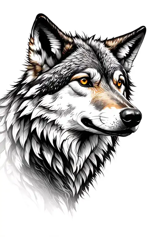 Wolf Looking Forward