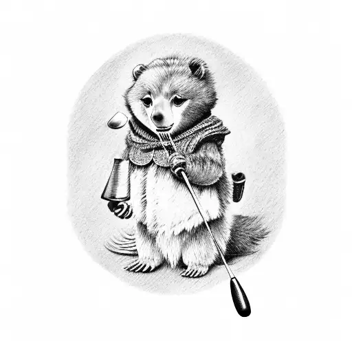 Paddington With A Golf Club