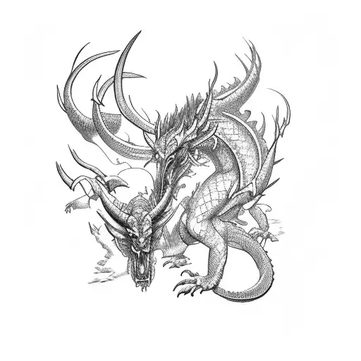Taurus Cross Dragon