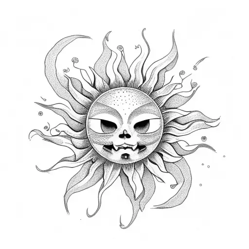 Sun And Flowers Spine