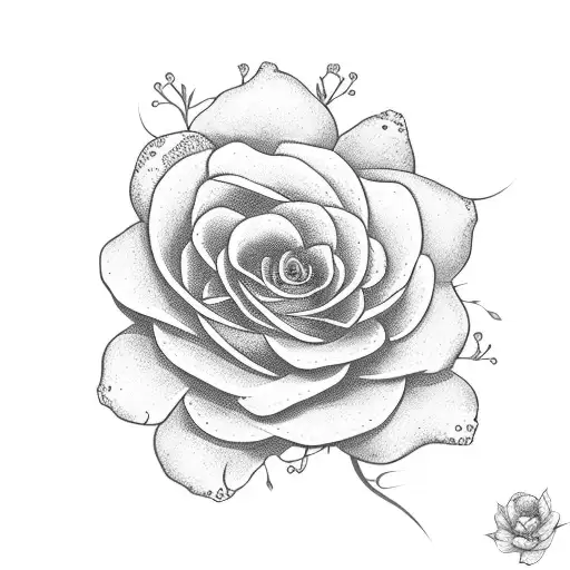 Flowers With Snake Large