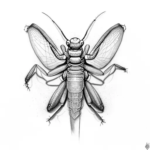 Dark Praying Mantis Threatening Super Detailed