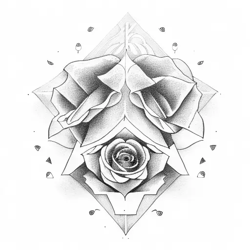 Le Mots Faith En Rose