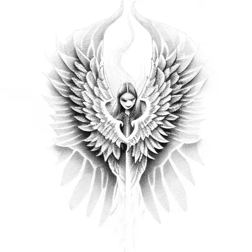 With Arms Wide Open Angel Wings