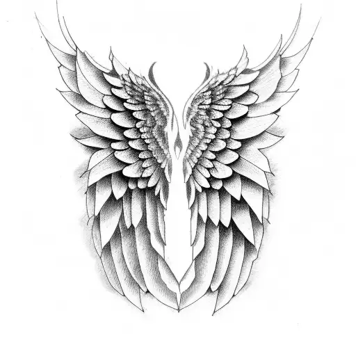 Arms Wide Open Angel Wings