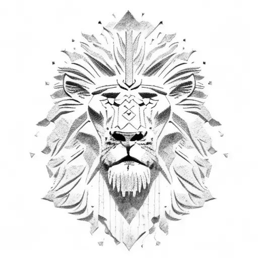 Roman Empire World Map Caesar Lion