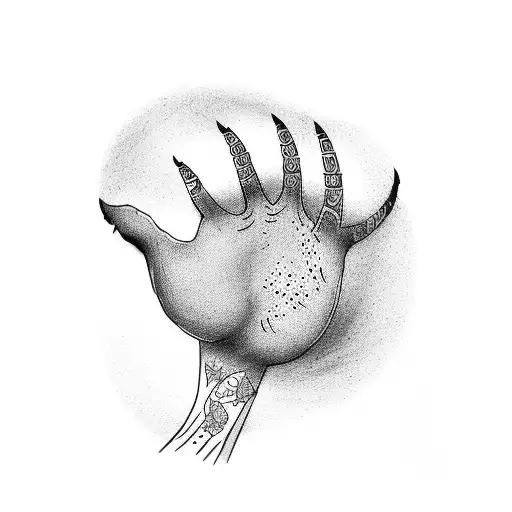 A Cat Paw And The Name Lily