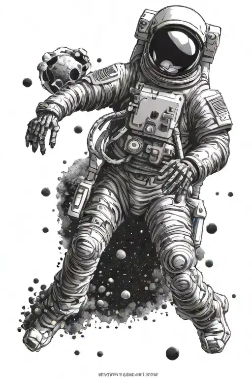 Skeletal Astronaut
