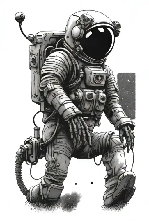 Skeletal Astronaut
