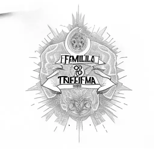 Family Tree With Text Familia Supra Omnia