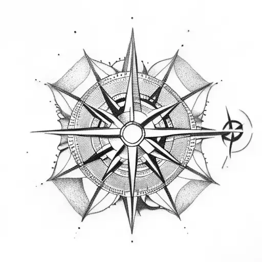 Clouds And Compass Arm