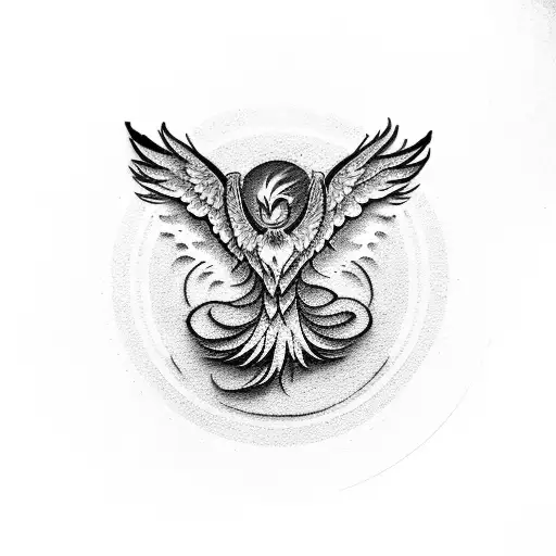 A Phoenix Rising From A Vinyl Record