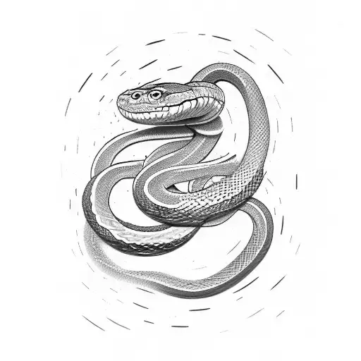 Snake That Turns Into Blackbelt