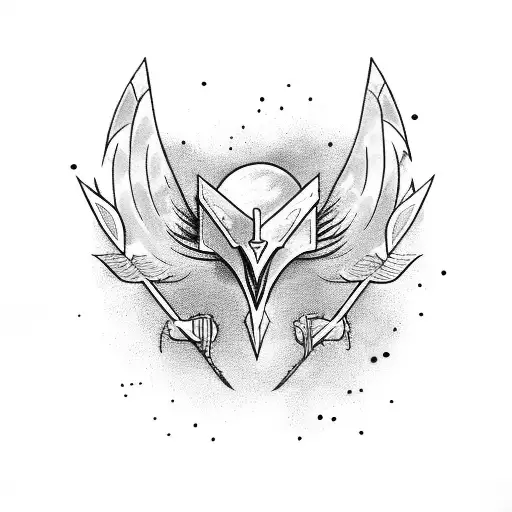 Phoenix Moon And Arrow