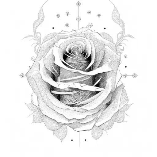 Rose Des Vents Et Horloge