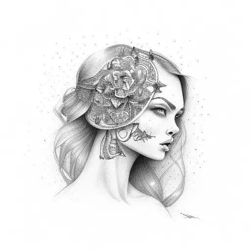 Elegant Portrait Of A Pretty Girl Wearing Christian Dior