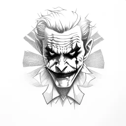 Joker Met Kaarten En Een Joint