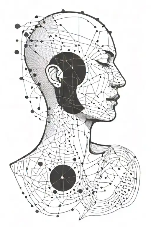 Simple Abstract Human Art Using Black Lines Depicting The Interfacing Between Therapist And Client