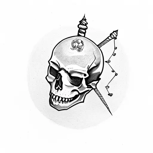 Skull With A Carnival Inside