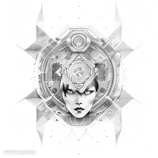 Photo Of The Engine With The Background Of A Face And The Use Of Number 13