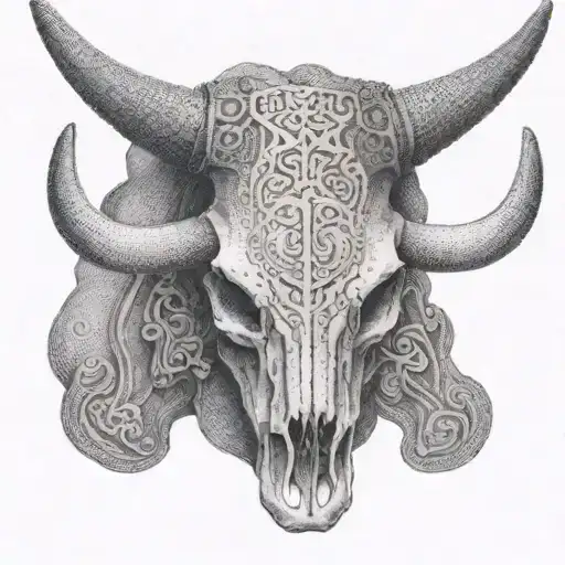 Texas Longhorn Skull