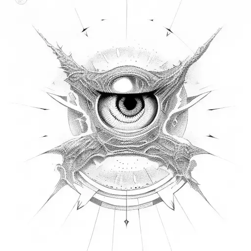 Evil Eyes With A Sight Of Denial And Let Down