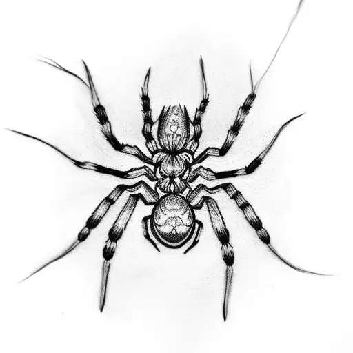 Spider Tattoo For Forearm